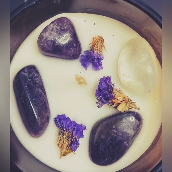 Hand Crafted Other - Memorial day sale!!! ❤️❤️❤️ artisan small batch gemstone sage and crystal candle